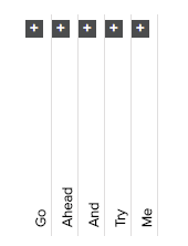 Horizontal Accordion example