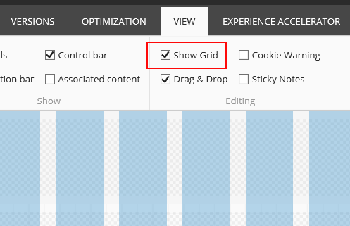 Show grid