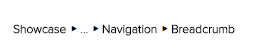 Ellipsis breadcrumb example