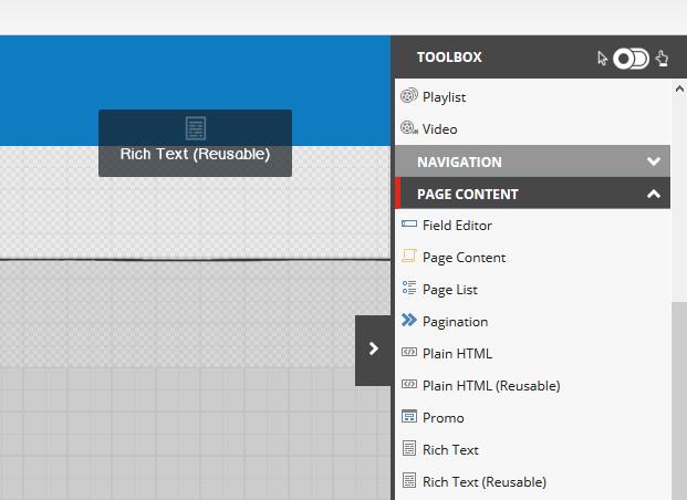 Drag a rendering to the page.